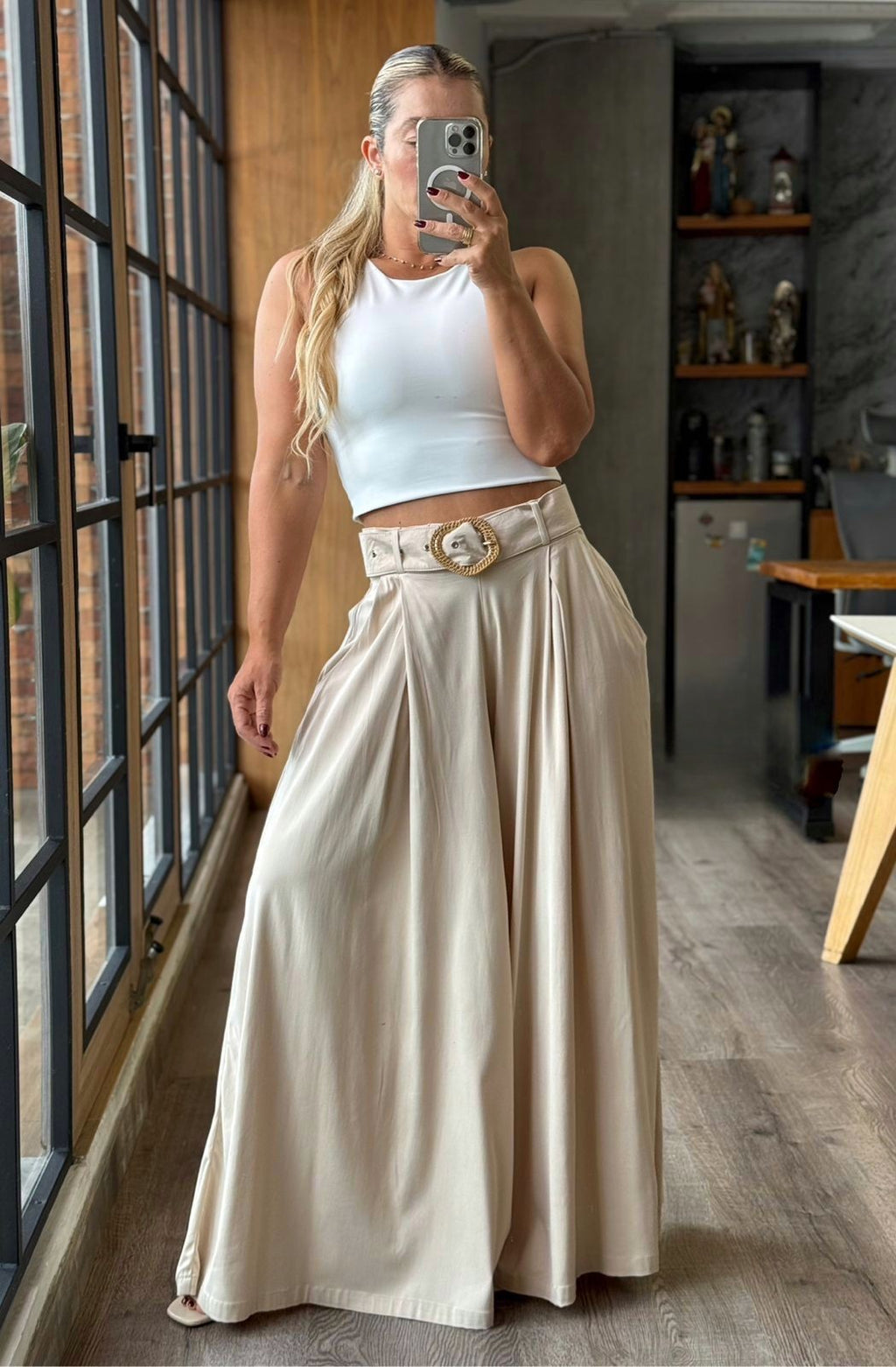 ✨ Falda Pantalón Hebilla