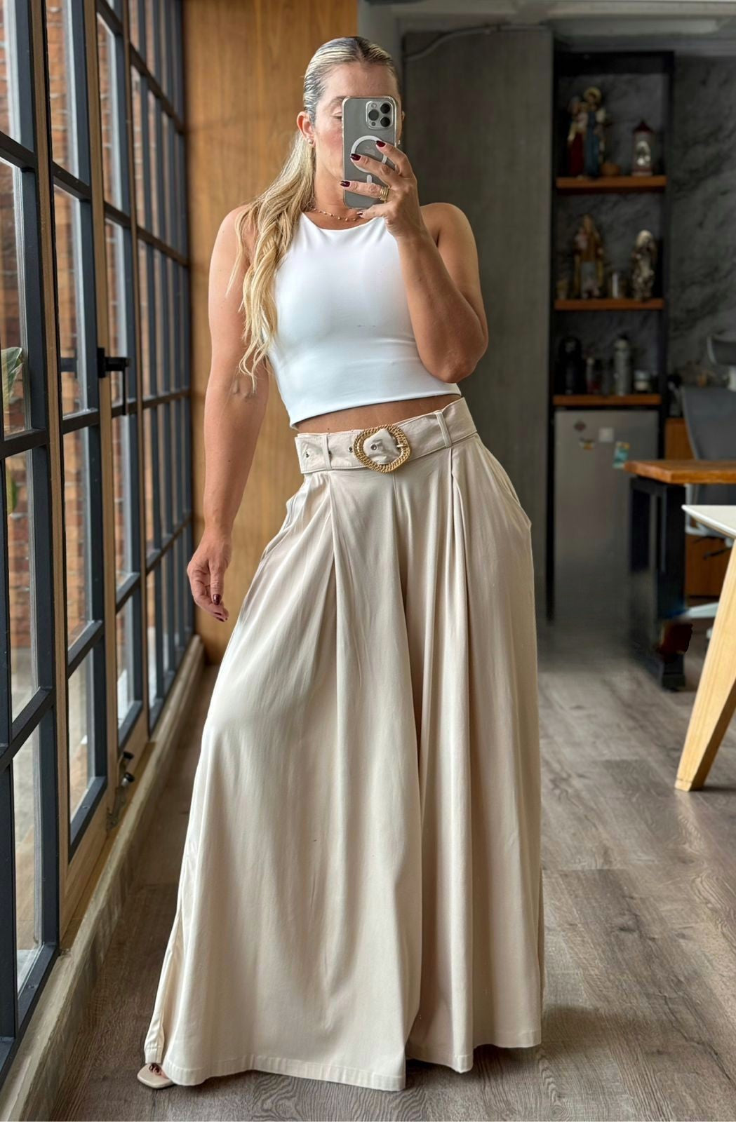 ✨ Falda Pantalón Hebilla