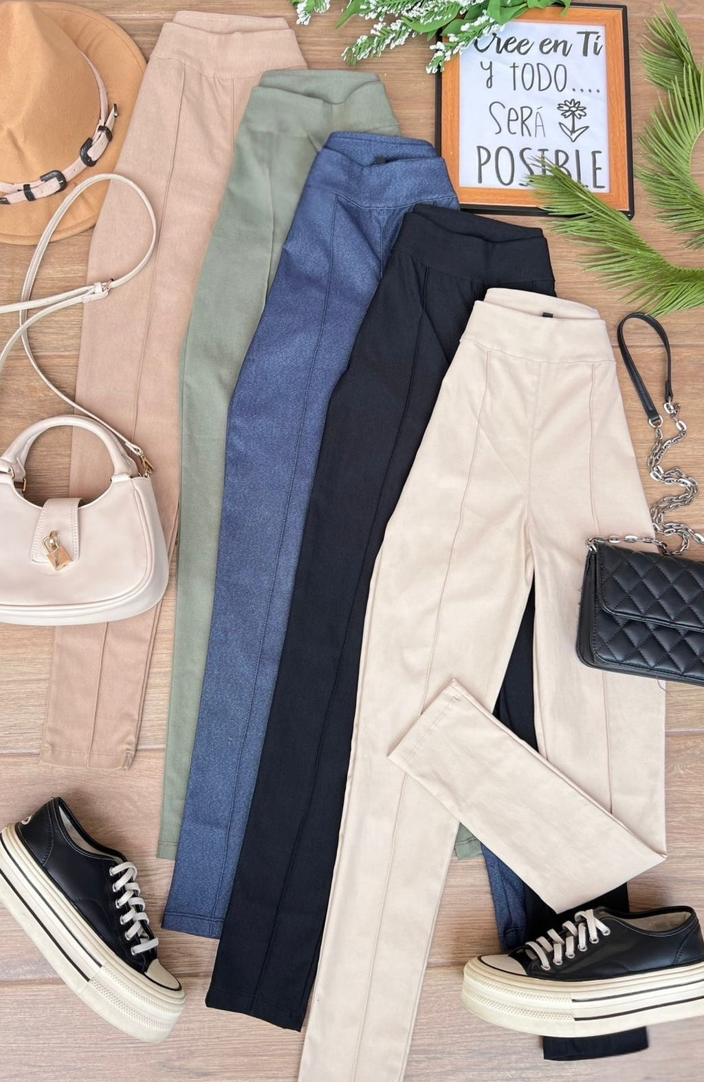 Leggins con pretina alta