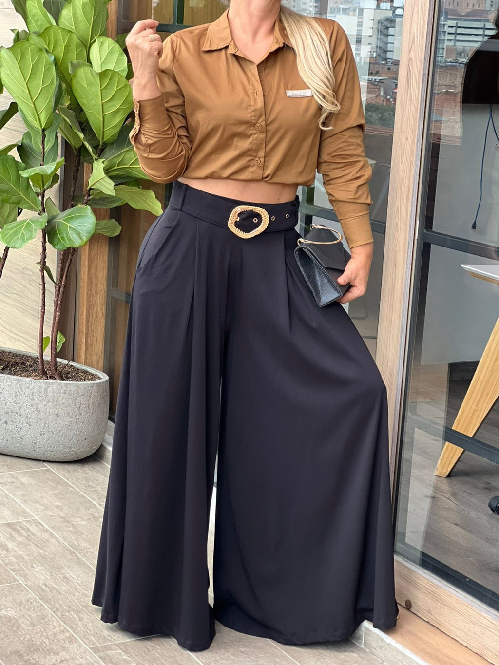 ✨ Falda Pantalón Hebilla