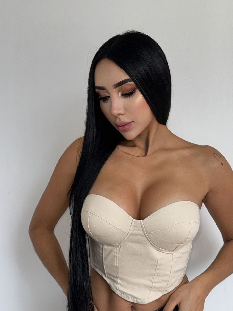 Corset Zipper en Espalda